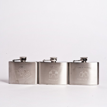 简约伏特加金属酒瓶300ml-2