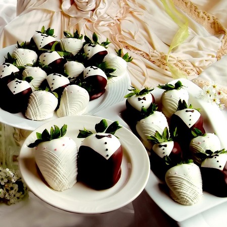 婚礼巧克力草莓