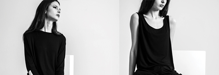 空灵女款黑色长裙