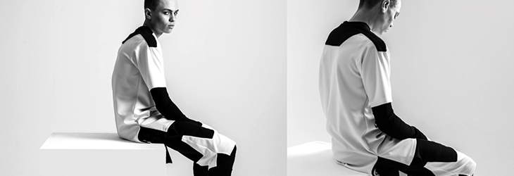 空灵男款朋克拼接长袖