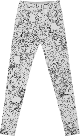 灰度长裤 - 眼/点-1