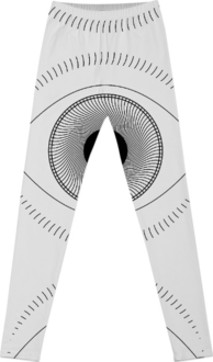 灰度长裤 - 眼/点