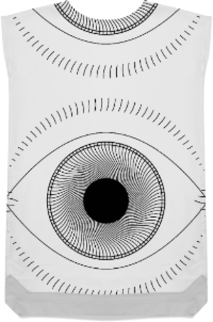 无袖套衫 - 眼-2