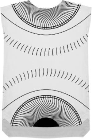 无袖套衫 - 眼-3