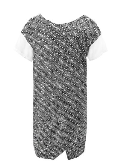 薄纱长摆短袖女装