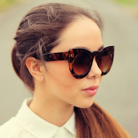 猫女太阳镜 - 斜角款-7