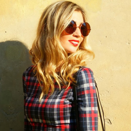 时尚太阳镜 - 金丝边圆款-10