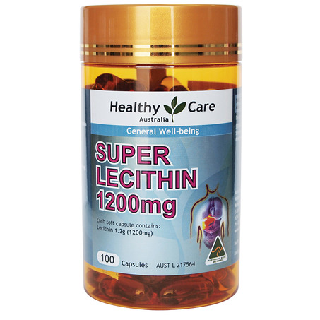 Healthy Care Super Lecithin 1200mg 大豆卵磷脂 100粒