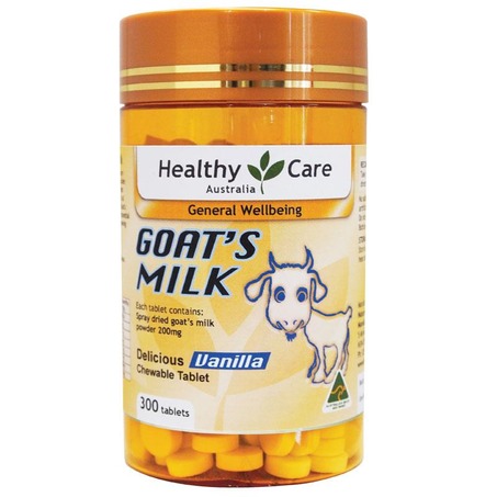 Healthy Care 羊奶咀嚼片 全家补钙 香草味/巧克力味