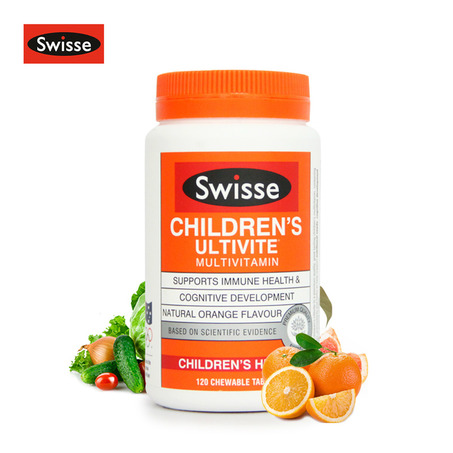 swisse 儿童复合维生素120片 帮助骨骼生长 减少宝宝偏食