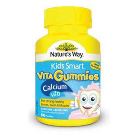 Nature's Way Kids Smart佳思敏 儿童天然维生素D+钙 软糖 60粒