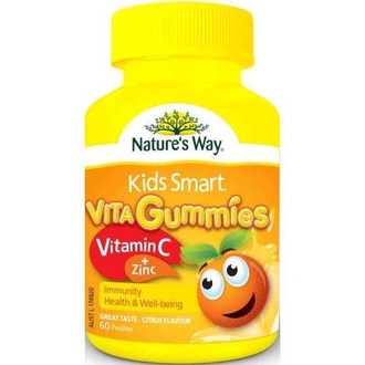 Nature's Way Kids Smart佳思敏 儿童天然维生素C+锌 软糖 60粒