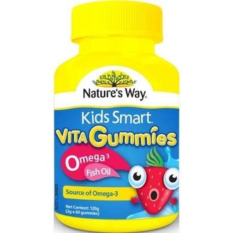 Nature's Way Kids Smart佳思敏 儿童鱼油DHA 软糖 60粒
