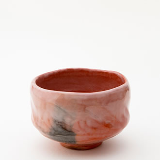 彩色砂陶小茶杯