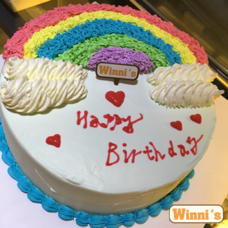 维尼蛋糕_绚丽彩虹造型创意定制蛋糕 口感超越吉米的厨房