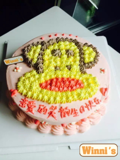 维尼蛋糕_大嘴猴造型创意定制蛋糕 口感超越吉米的厨房