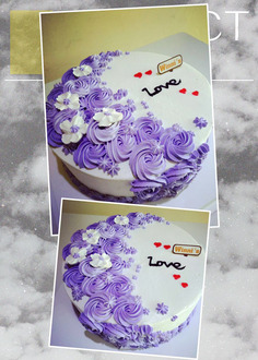 维尼——紫色浪漫造型创意定制蛋糕 口感超越吉米的厨房