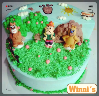 维尼—给你的爱造型创意定制蛋糕 口感超越吉米的厨房