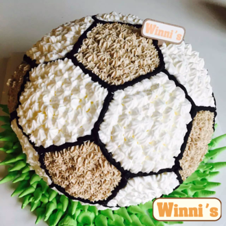 维尼—足球宝贝造型创意定制蛋糕 口感超越吉米的厨房