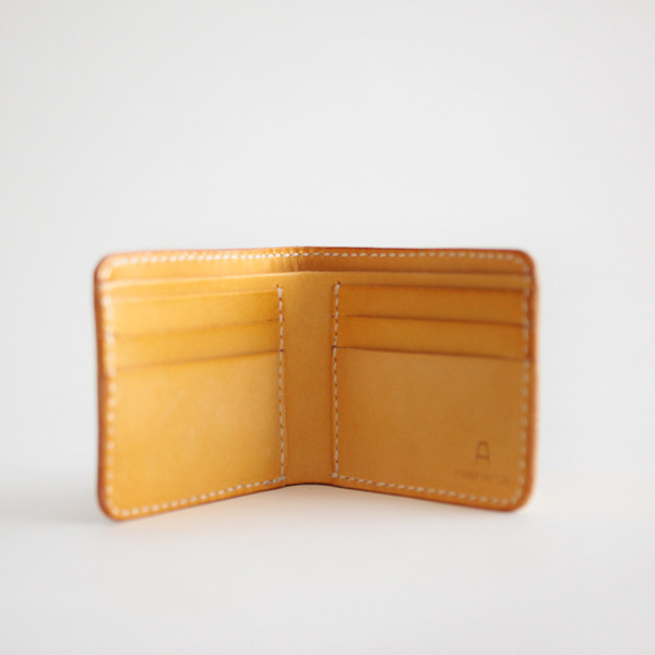 f2studio手工复古植鞣皮钱包真皮多卡位钱夹简约 短款卡包 钱包