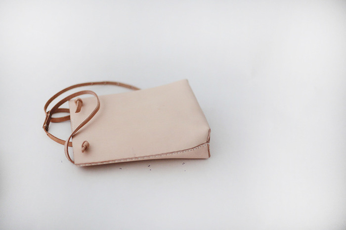 f2studio头层牛皮tote包 手工植鞣皮 真皮斜挎女包复古简约单肩包-3