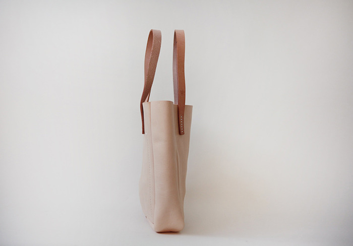 f2studio原色植鞣手拎单肩大号头层牛皮tote女包 手工真皮女包-5