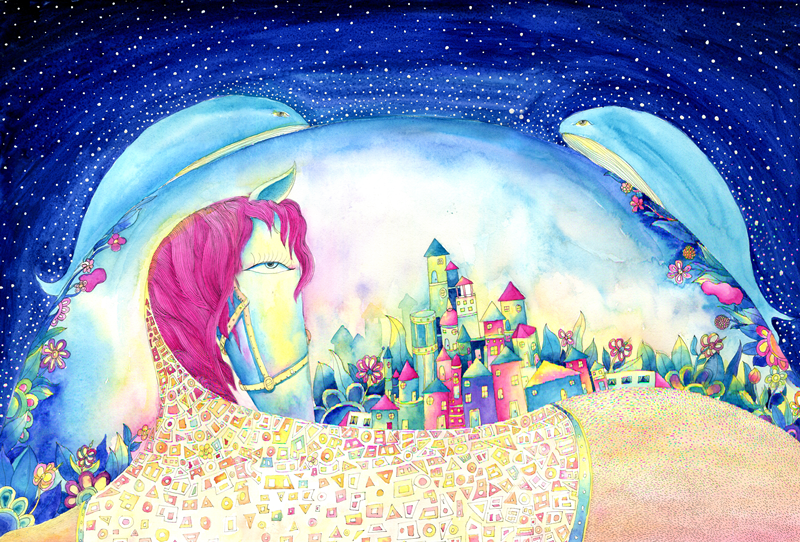 《移动城堡之回眸》38x56