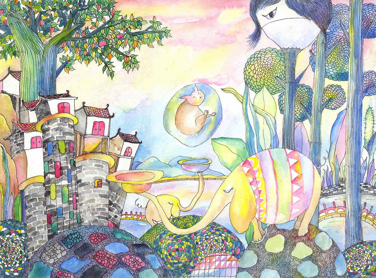 《游西湖》32x24