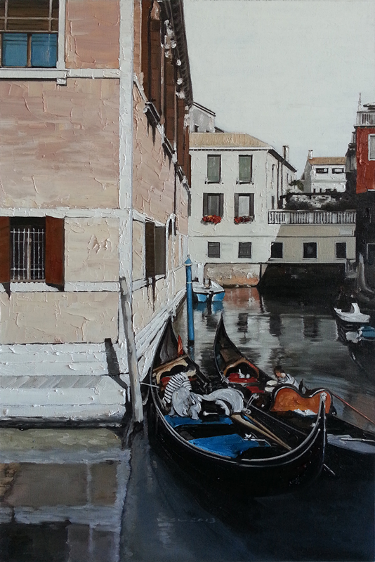 《水上的会晤》60x90