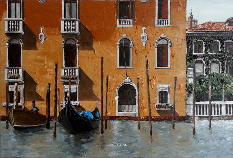 《水上田园》 60x90