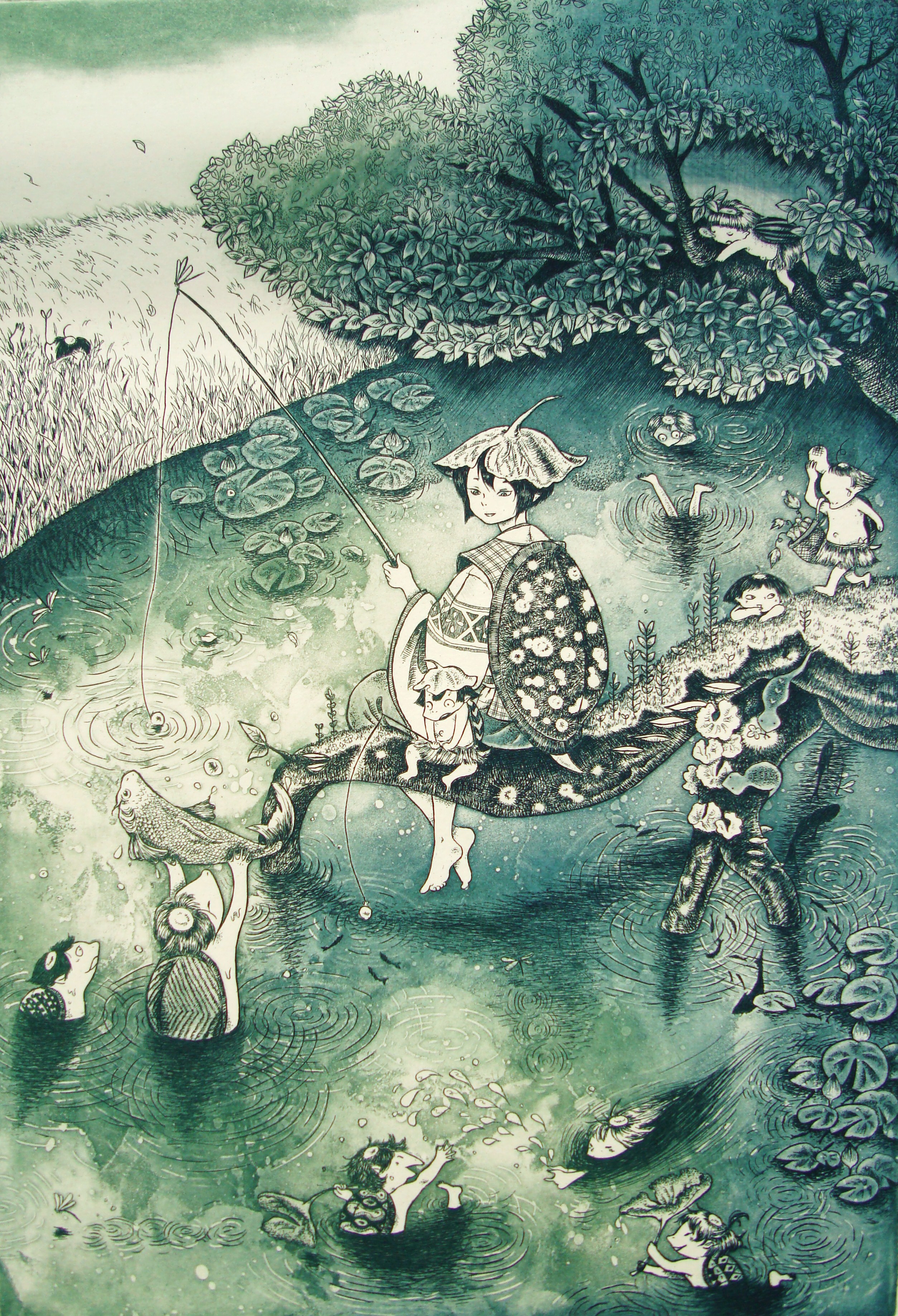 《河童之渊》 36x25