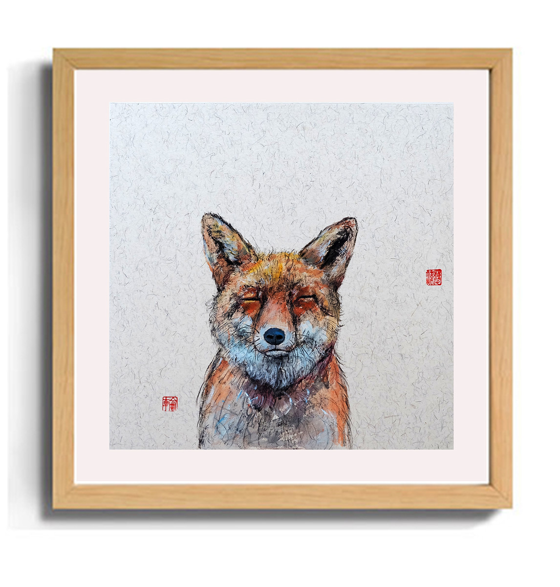 《微笑的狐狸》33×33