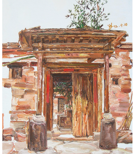 《小院Ⅱ》40×30