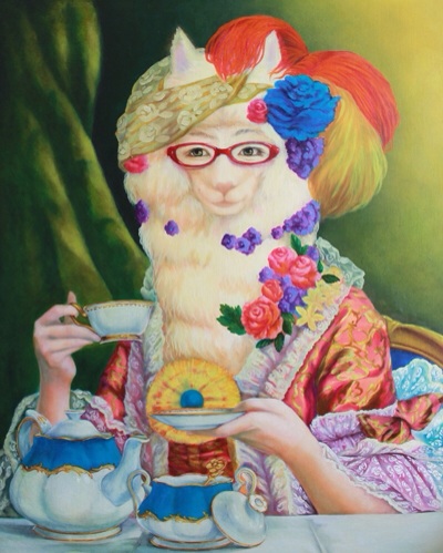 《楽（自画像）》 73×91