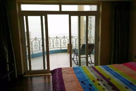 拱北口岸无敌海景复式六房生日轰趴套房-20