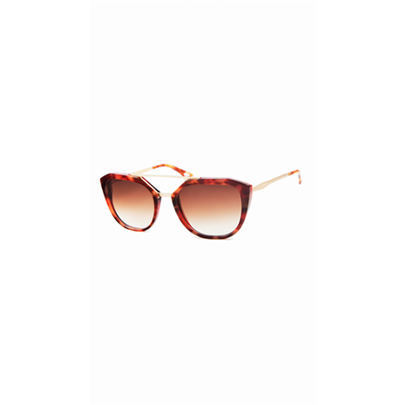 Metal Temple Square Sunglasses