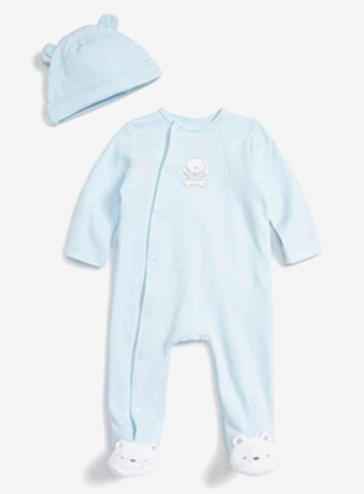 彩棉小帽襁褓抱被