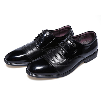 春夏季新款真皮透气男士商务男鞋内增高英伦正装皮鞋M40315