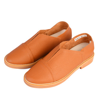 新款复古真皮简约头层牛皮女鞋W10367