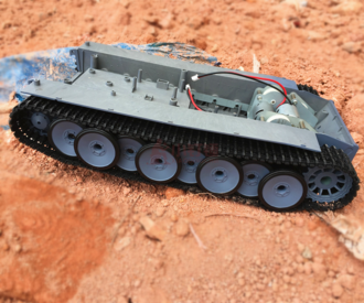 超大坦克机器人底盘 履带车 悬挂 虎式坦克 减震 平台 越野 暴力