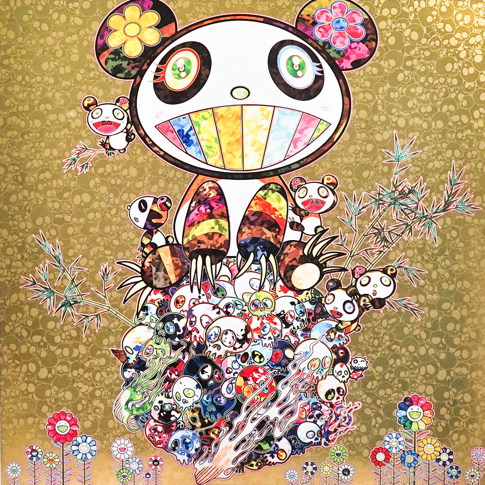 村上隆 | 极稀有限量300版签名版画 熊猫家族