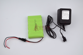 7.2v 700毫安 充电套装 diy供电 电池组+充电器