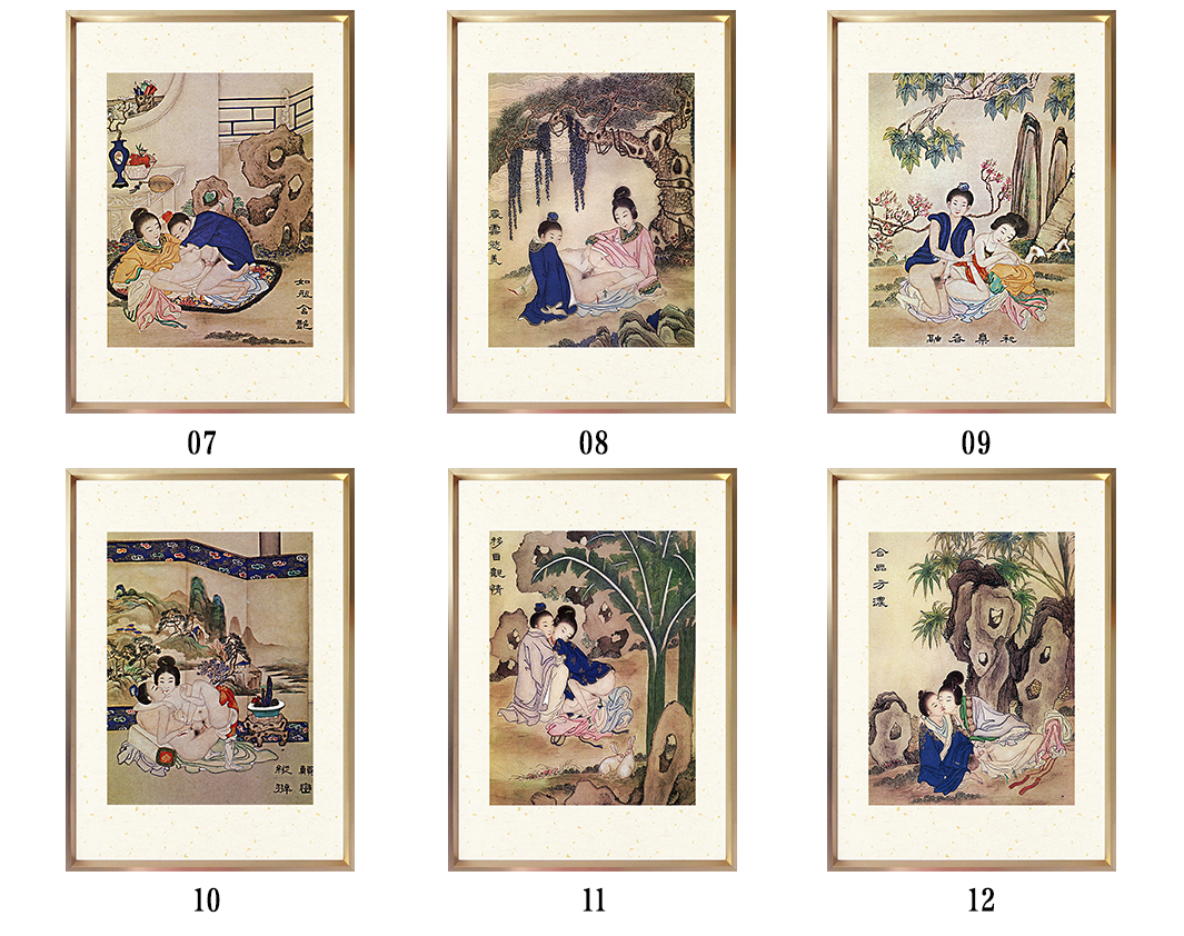 【005】中国古代性文化系列美术作品-嫁妆画-求子画-辟邪画-避火图-压