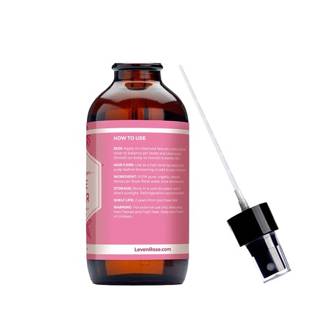 Leven Rose 莱温玫瑰 有机摩洛哥玫瑰水 PH爽肤水 [4 fl oz/118 ml]-2
