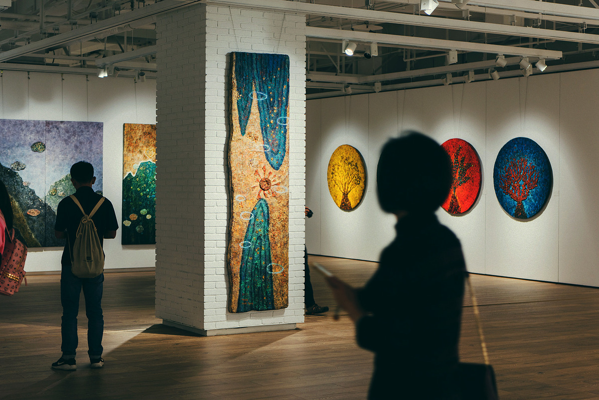 「曾英栋 - 共时2017个展」在北京爱慕美术馆开幕