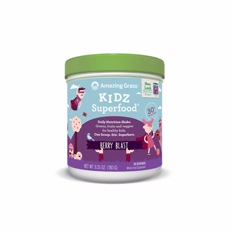 Amazing Grass 儿童超级食品 野生浆果 营养粉 [6.25 oz/180 g]
