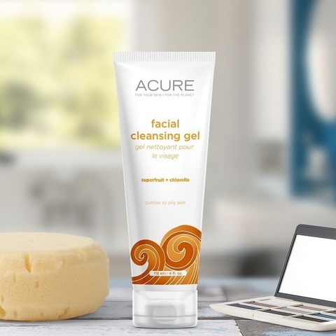 Acure Organics 小球藻洗面啫喱 [4 fl oz/118 ml]-3