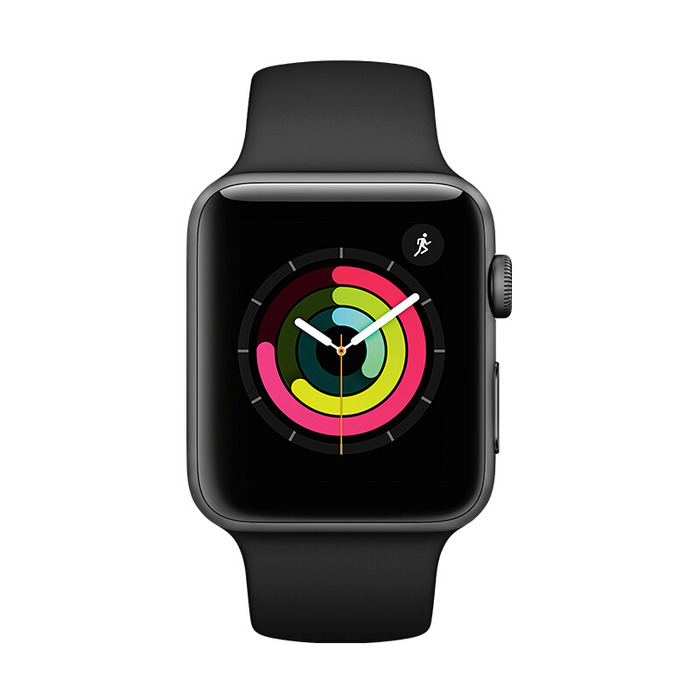 Apple Watch Series 3智能手表 深空灰色铝金属表壳-2