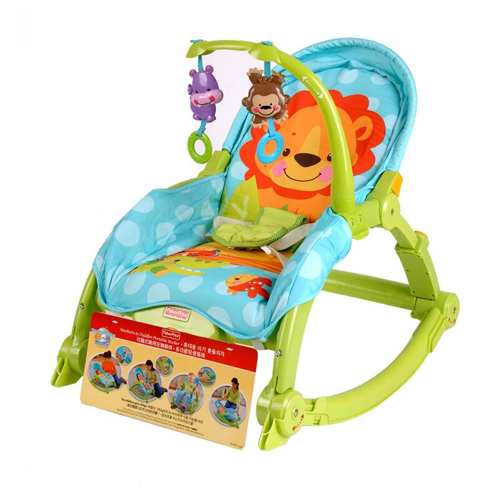 新生儿宝宝婴幼儿可爱动物多功能轻便摇椅睡觉椅-2