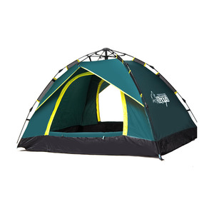 狼行者3-4人户外全自动帐篷 户外防雨野营帐篷休闲帐篷